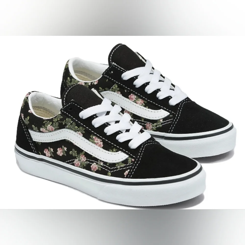 Vans Old Skool 'Wallflower Floral' Pre-School Sneakers Size 11 New - Picture 1 of 10